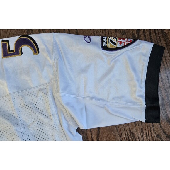 Terrell Suggs #55 Baltimore Ravens Reebok On Field Jersey White Size 50 NWT - Picture 7 of 16